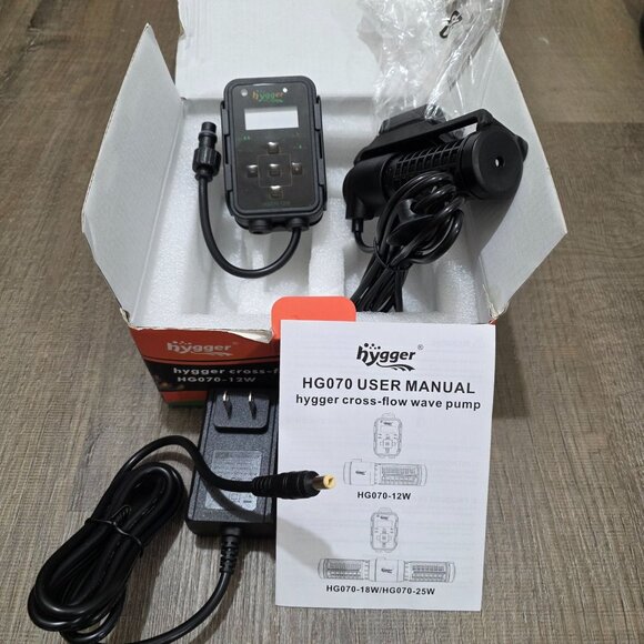 Hygger HG070-12W Cross-Flow Wave Pump for Aquariums Up to 60 Gallon – Open Box - Picture 7 of 11
